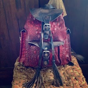 Freebird by Steven Brett “RARE” Red Lthr Back Pack